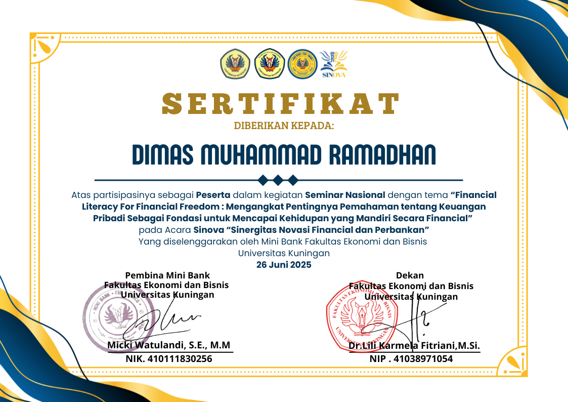 Sertifikat Seminar